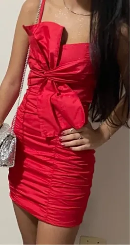Vestido Vermelho Festa