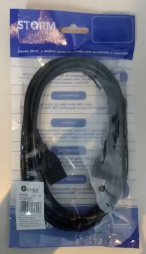 Cabo Usb A Macho para Usb A Fêmea 1,8m Storm Tech