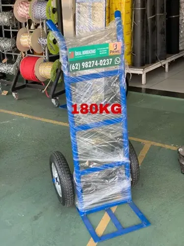 Carrinho carga 180kg - Pneu e camara