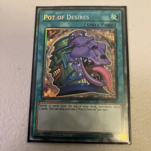 Yugioh!!!! Pot Of Desires