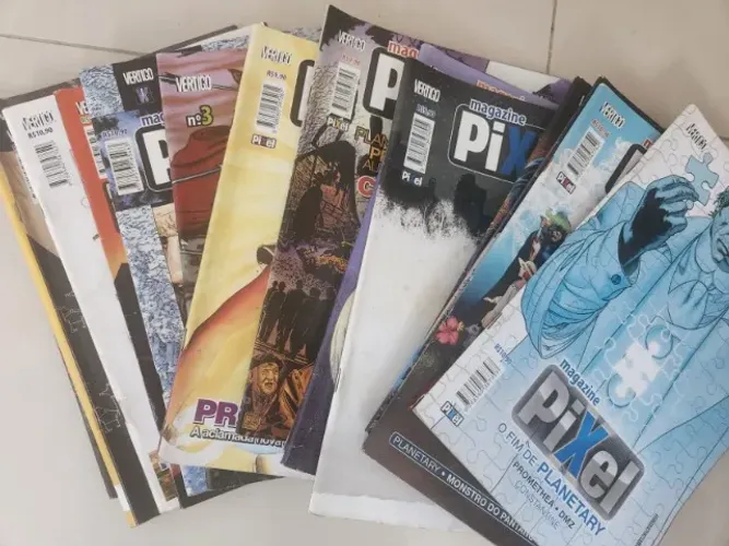 Coleção PIXEL MAGAZINE 3 a 7, 9 a 19, 20 e 21