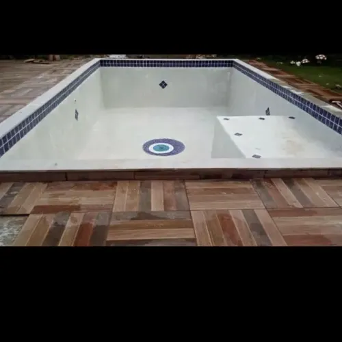Olho grego, mosaico, piscina