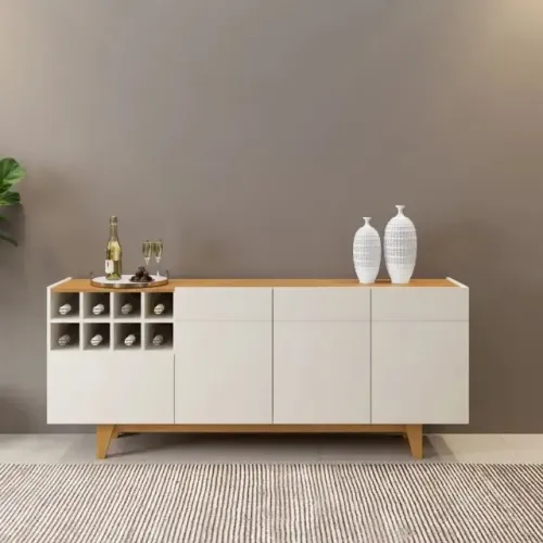 Buffet aparador com Adega  gaveta e 04 portas novo direto de fabrica pra sua casa