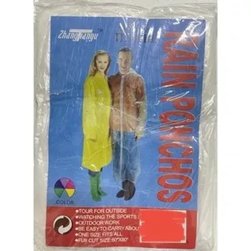 capa de chuva descartavel 1533 rain ponchos 1532 unico 1pç