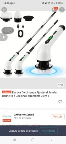 Escova de Limpeza Ajustável para Janela, Banheiro e Cozinha - Ferramenta 3 em 1