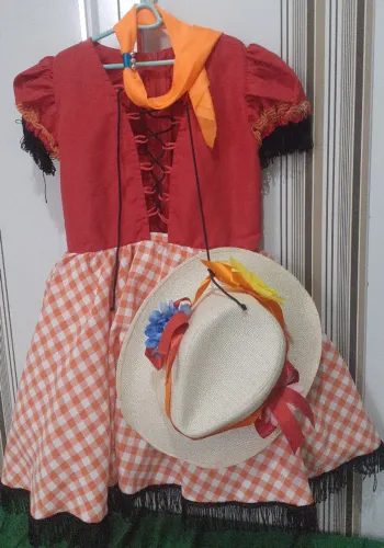 Fantasia vestido de camponesa 
