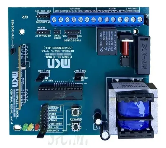 Central Placa Portao Automatico Mkn Pc2-mixx Server para Peccinin