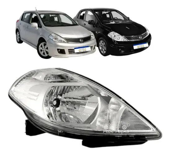 Farol Nissan Tiida 2008 2009 2010 2011 2012 2013 S Sl