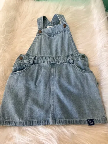 Jardineira Jeans Tip Top