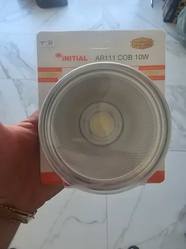 Lâmpadas Ar111 Cob 10w Branco Frio de imbutir 