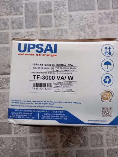Auto Transformador de Voltagem TF 3000VA Bivolt Upsai