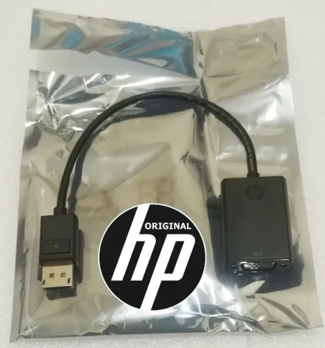 Adaptador DisplayPort para VGA  - Original HP - 1080p 60Hz -  R$: 75,00  - Novos Lacrados 