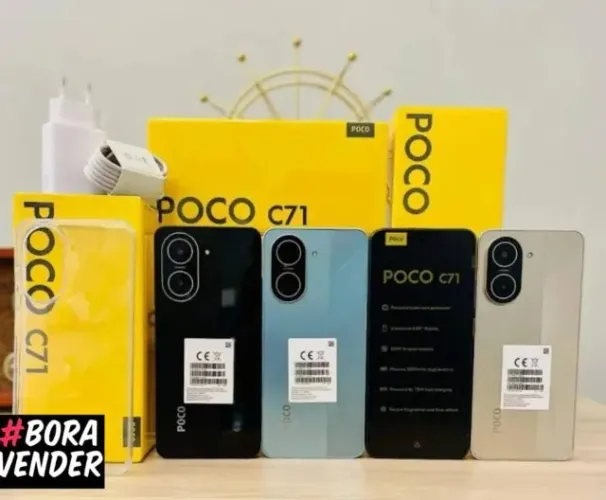 Poco C71 Novo na Caixa 64GB/3Ram Entrego Hoje Aproveite Brinde Capinha Pelicula