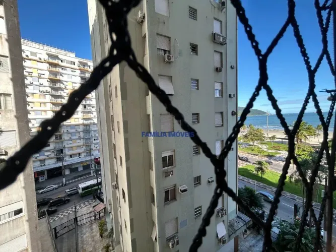 Apartamento Vista Mar à venda Santos/SP Boqueirão 2 quartos 1 vaga