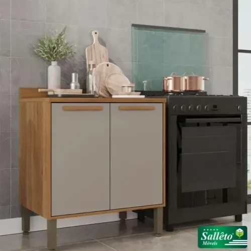 Balcão Flórida Cinamomo/Off Sallêto - Entrega Rápida! 