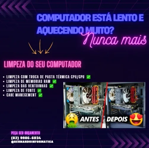 Limpeza de Computadores e Notebooks