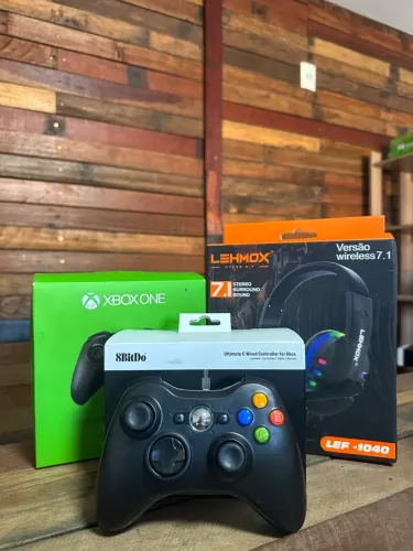 Controle Xbox 360 TV PC Sem fio wireless ENTREGAMOS COM GARANTIA LEHMOX