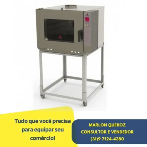 Forno Turbo 5 Esteiras Progas a Gás