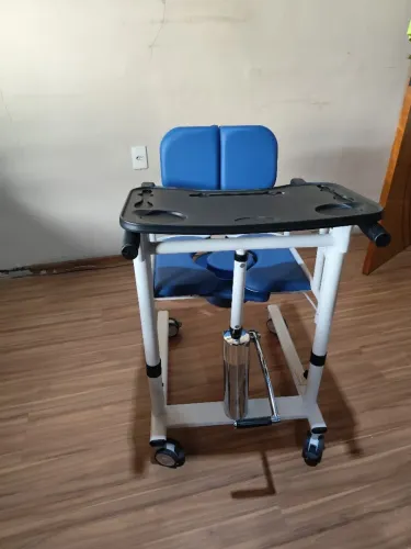 Cadeira Hidráulica de transferência e transporte para Paciente acamado - hospitalar
