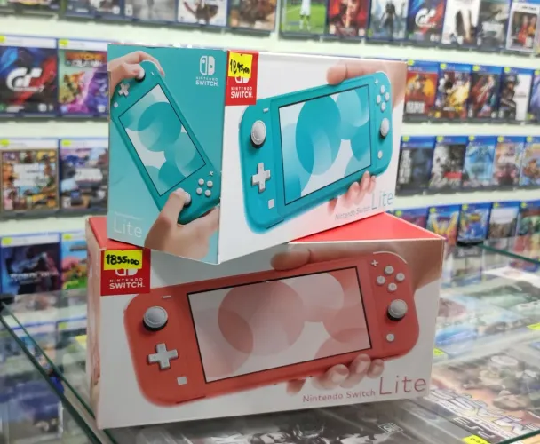 Nintendo Switch Lite - Coral e Turquesa - Novas