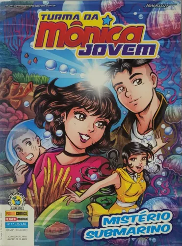Kit com 03 gibis turma da Mônica Jovem 