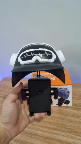 Suporte de Celular para Moto à Prova d?Água com Guarda-Sol - Protetor Solar Tipo Capacete