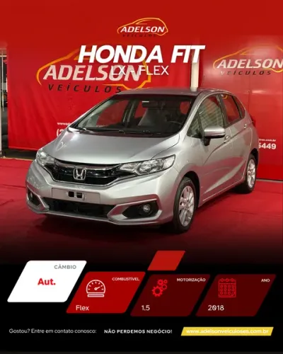Honda Fit LX 1.5 Flexone 16V 5P Aut. 2018