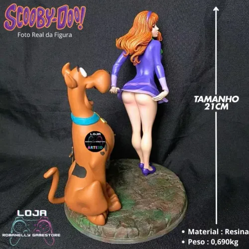 Action Figure Scooby Doo & Daphne NOVA - Leia a Descrição