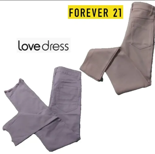 Jeans Forever 21 e love dress - kit 2 peças 