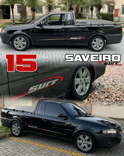 Roda aro 15 Volkswagen Saveiro Surf Prata 4x100 novas 
