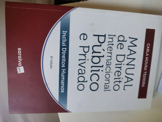 Livro Manual de Direito Internacional Público e Privado