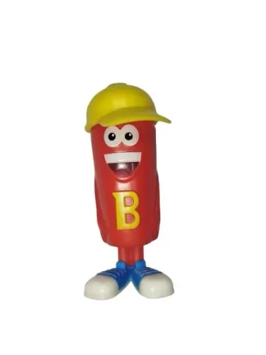 Boneco Batom da garoto faz bolha de sabão 