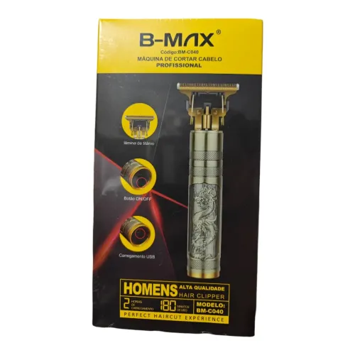 Máquina de Cortar Cabelo Profissional B-MAX BM-C040