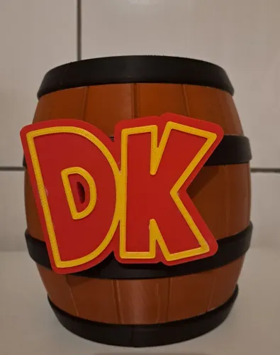 Barril 3D Donkey Kong