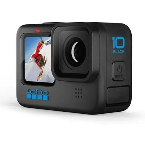 GoPro Hero 10 Black com equipamentos de gravação