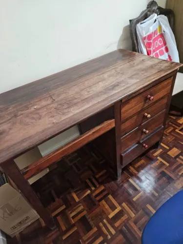 Oportunidade Escrivaninha de Madeira de Lei Maciça - mesa estudo - 120 X 60