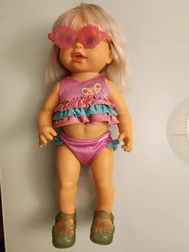 boneca little mommy - Praia