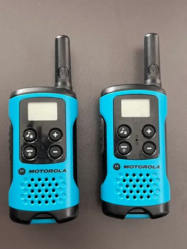 Rádio Comunicador Motorola Talkabout Tr100br 25km 26 Canais Azul