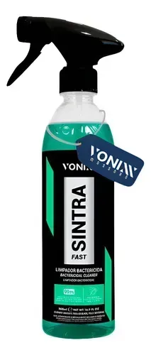 SINTRA FAST - LIMPEZA INTERNA DE VEÍCULOS LIMPADOR BACTERICIDA
