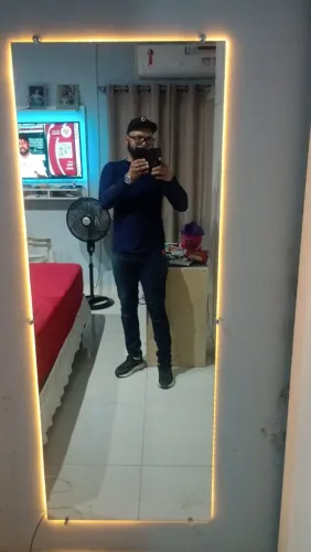 ESPELHO CORPO INTEIRO COM LED 