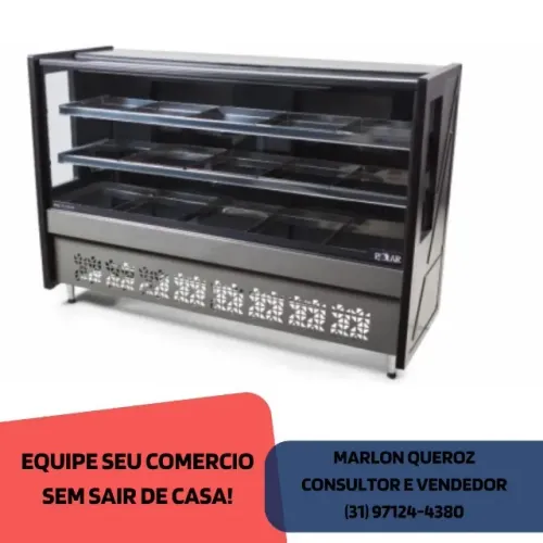 Balcão de Açougue Polar Avícola 1.75M Preto 127v