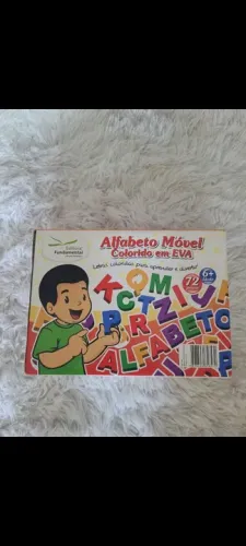 Alfabeto Móvel Colorido em EVA - Brinquedo Educativo