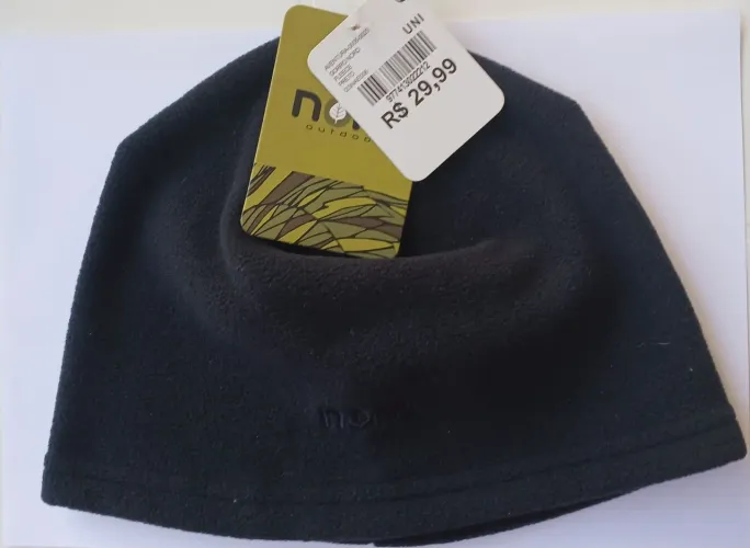 Gorro preto de fleece - Nord