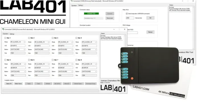 Chameleon Mini RevE (Emulador/Copiador de Crachá) Pentester Tool