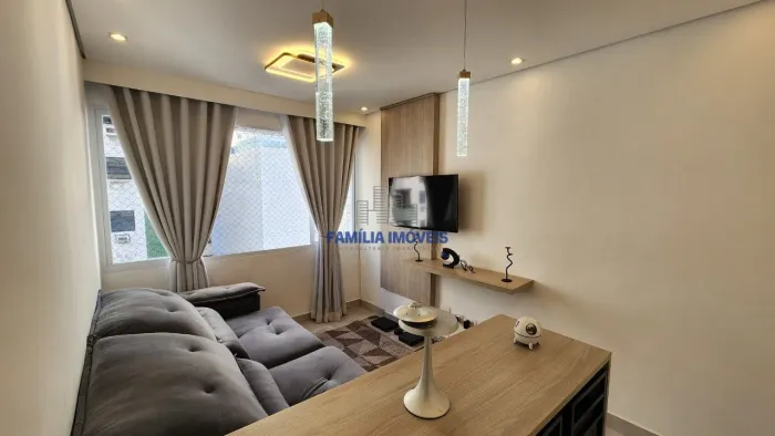Apartamento venda São Vicente/SP Gonzaguinha 1 quarto 1 vaga Praia