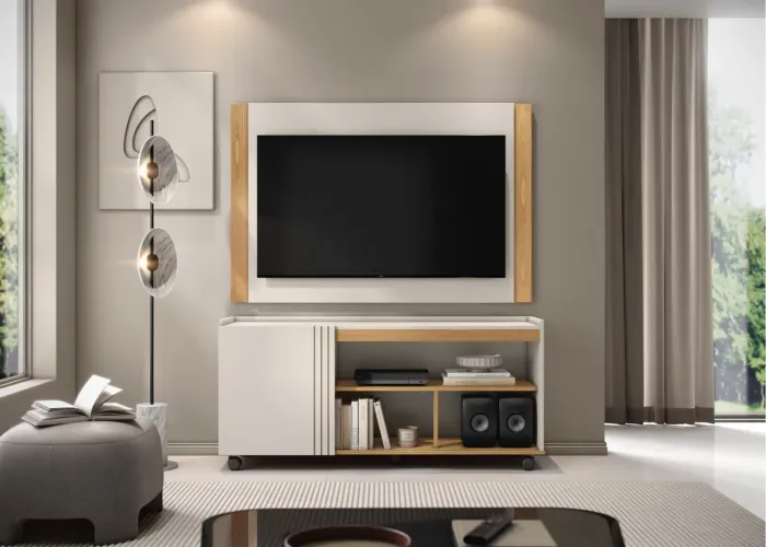 Rack com painel 600 na caixa 