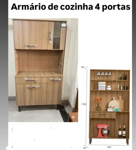 Armário de cozinha moderno perfeito para sua cozinha aproveita a oferta enquanto durar