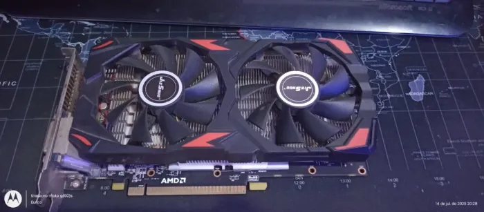 Placa video Jieshuo RX 580 8GB AMD
