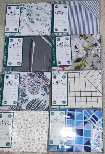 Lençol solteiro Marina três peças
