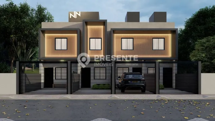 Casa Geminada com 2 quartos, Boa Vista - Joinville